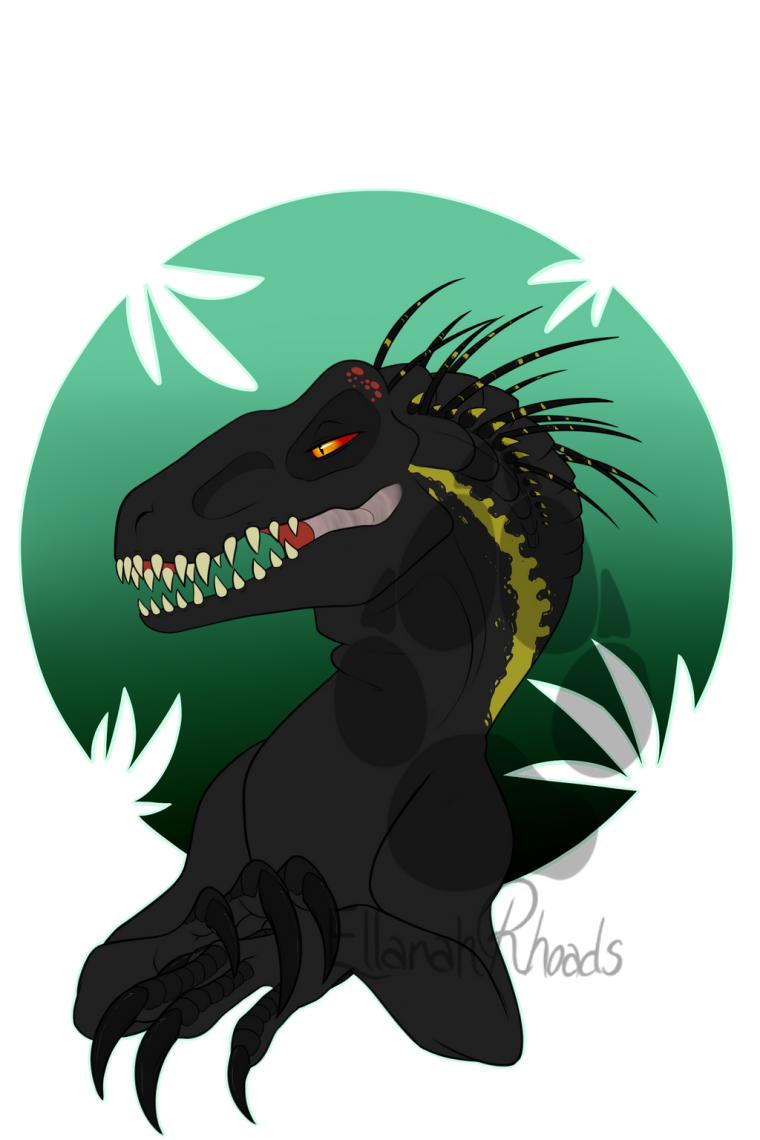 Индораптор арт