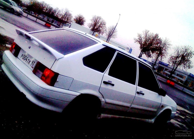 ВАЗ 2114 черно белая