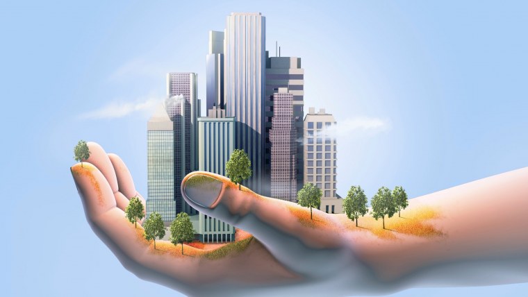 Зеленый домик логотип