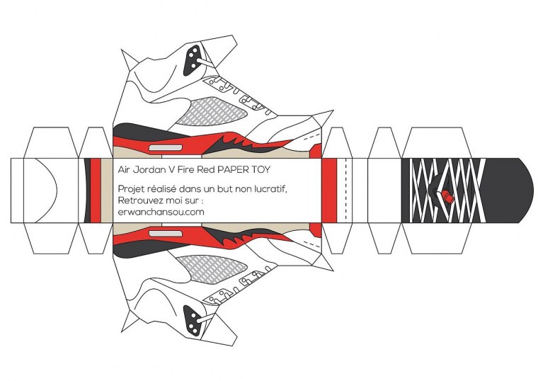 Развертка кроссовка