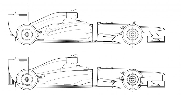 Болид ф1 рисунок