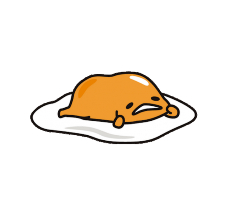 Ленивый желток Гудетама