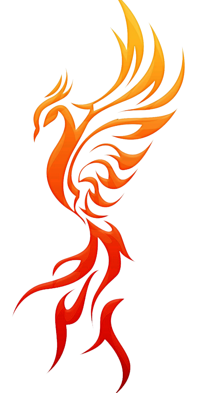 Стилизованное изображение птицы Феникс