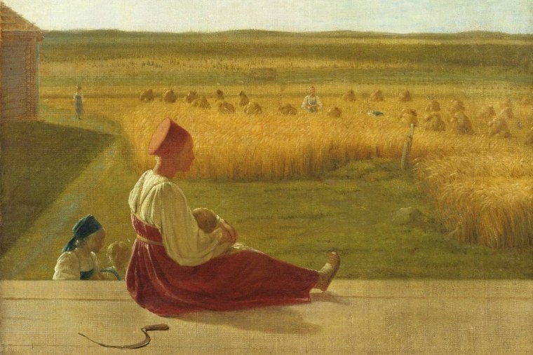 Алексей Венецианов «на жатве. Лето» 1820