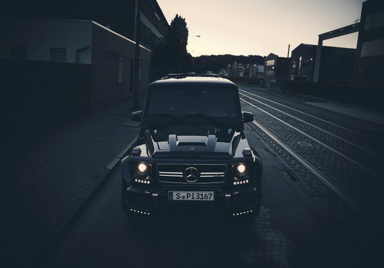 Гелик Брабус ночью