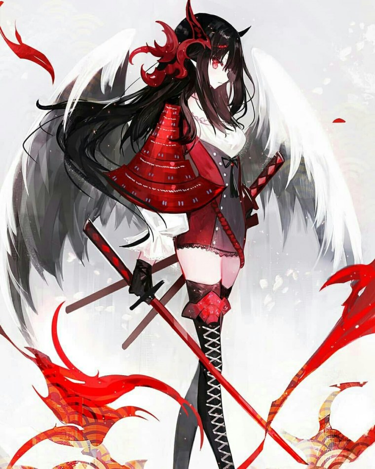 Полукровка ангел и демон аниме