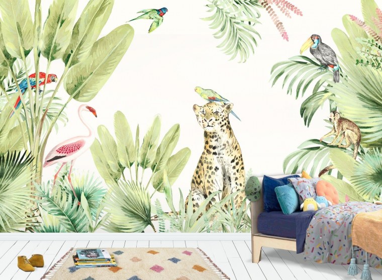 Джунгли на стене