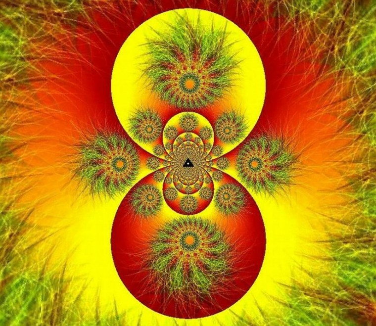 Мандала денежная спираль