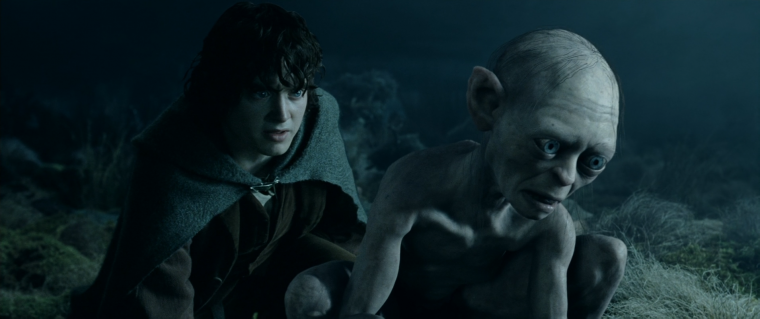 Властелин колец Фродо и Голлум