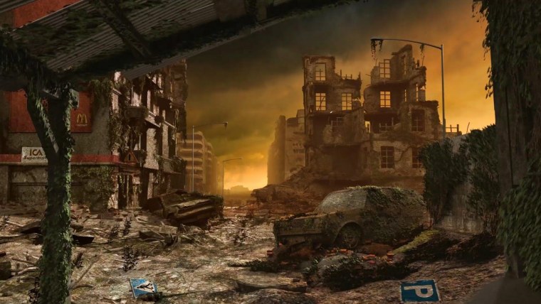 Разрушенное здание