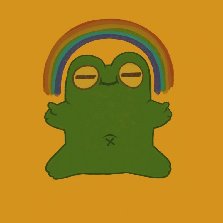 Лягушка рисунок Эстетика инди КИД