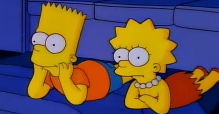 Барт симпсон и Лиза симпсон