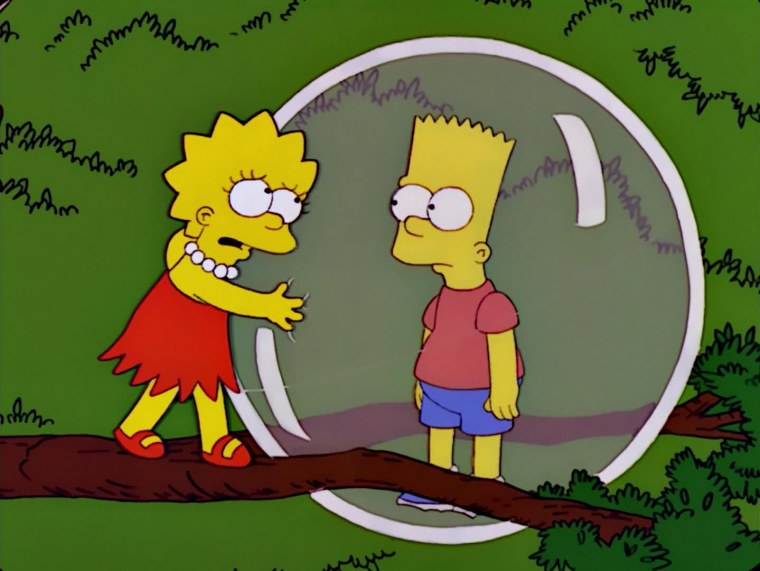 Симпсоны барт и Мэгги