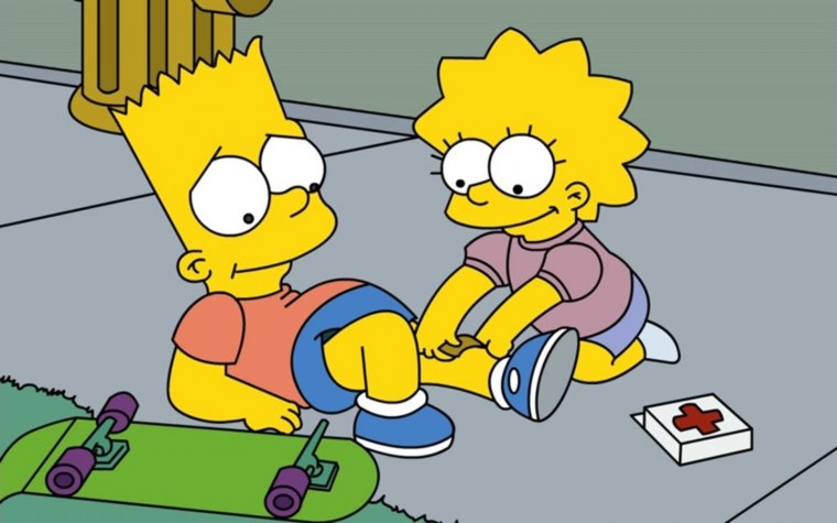 Симпсоны барт и Лиза