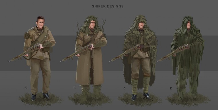 Снайпер ВОВ референс