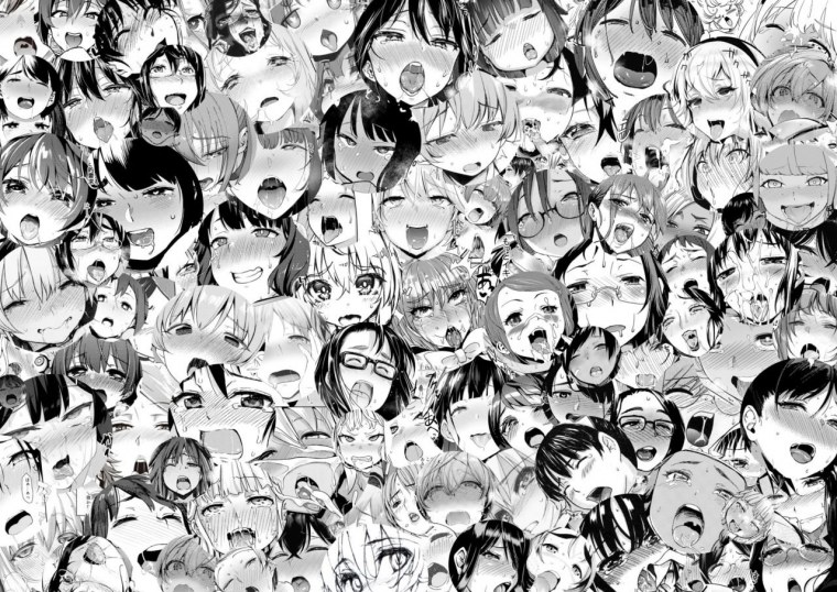 Аниме на рабочий стол черно белое