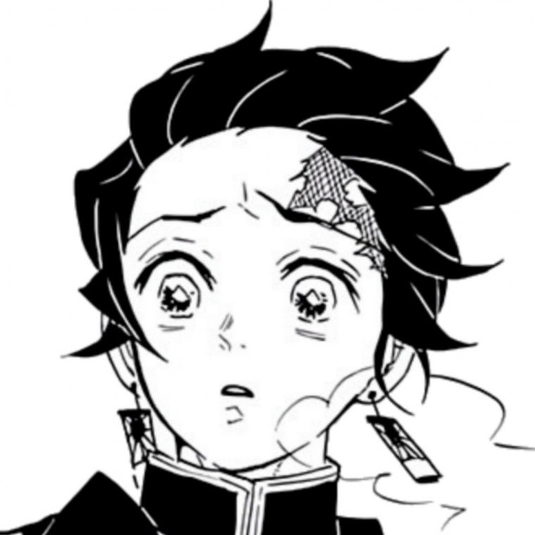 Раскраска клинок рассекающий демонов Танджиро Камадо