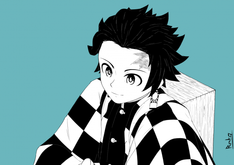 Клинок рассекающий демонов Манга Танджиро