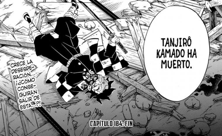 Клинок рассекающий демонов смерть Танджиро