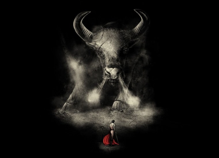 Адимирон демон Тельцов тату