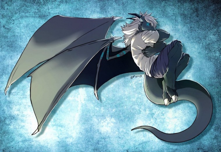 Антро-дракон аниме