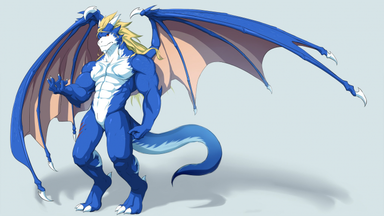 Фурри дракон ДНД