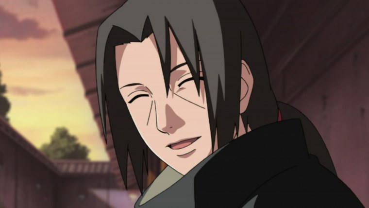 Наруто Итачи улыбается