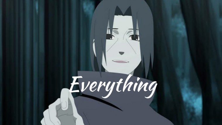 Итачи Учиха улыбка