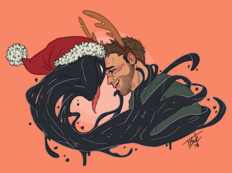 Шип Веном и Эдди Брок