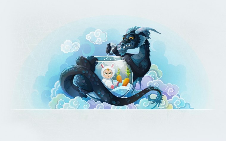 Драконы арты милые