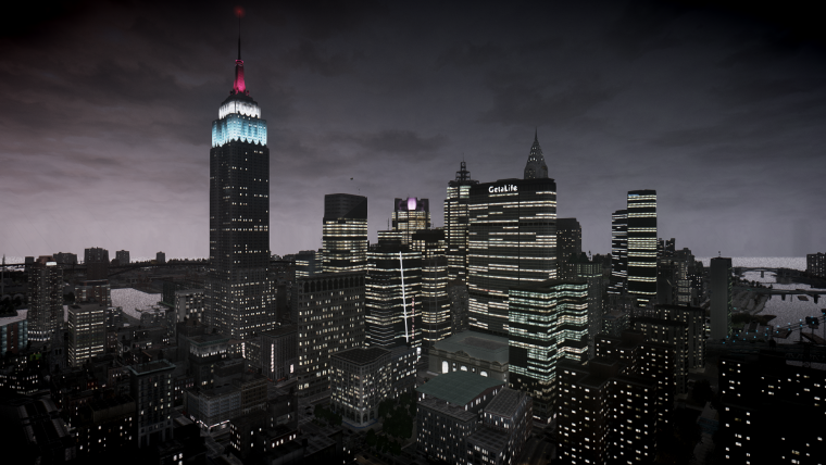 Либерти Сити ночной