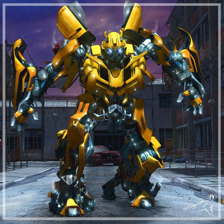 Трансформер желтый Бамблби