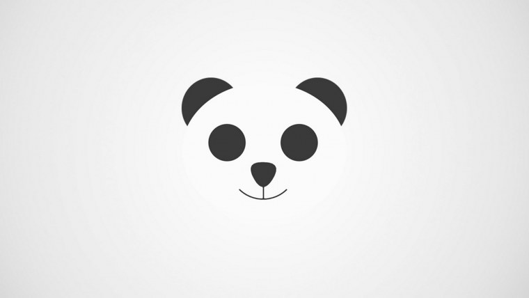 Панда Минимализм
