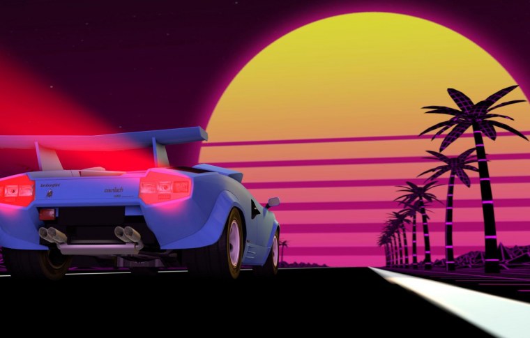 Ретровейв Майами 80