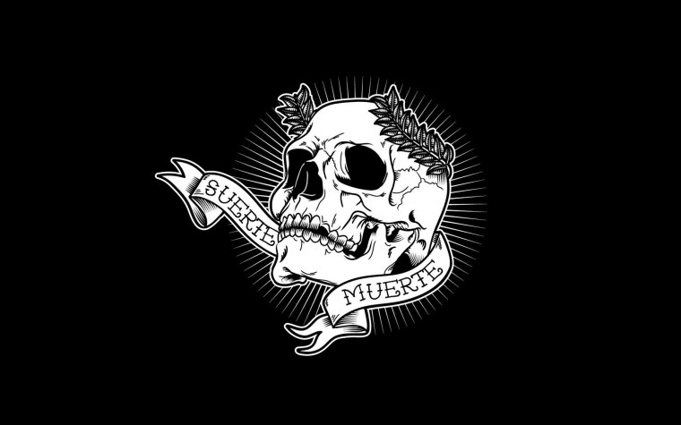 Фон для рабочего стола череп