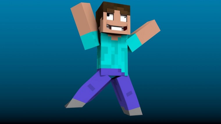 Игрок майнкрафт Стив