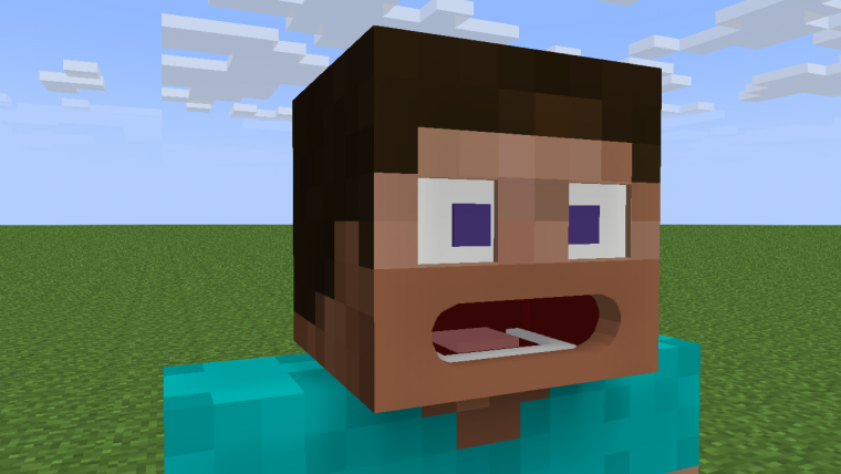 Лицо в МАЙНКРАФТЕ постройка