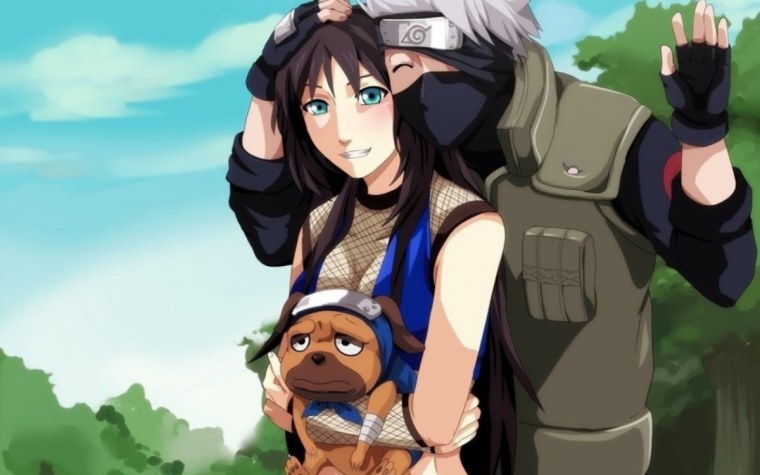 Наруто Какаси Хатакэ и его жена