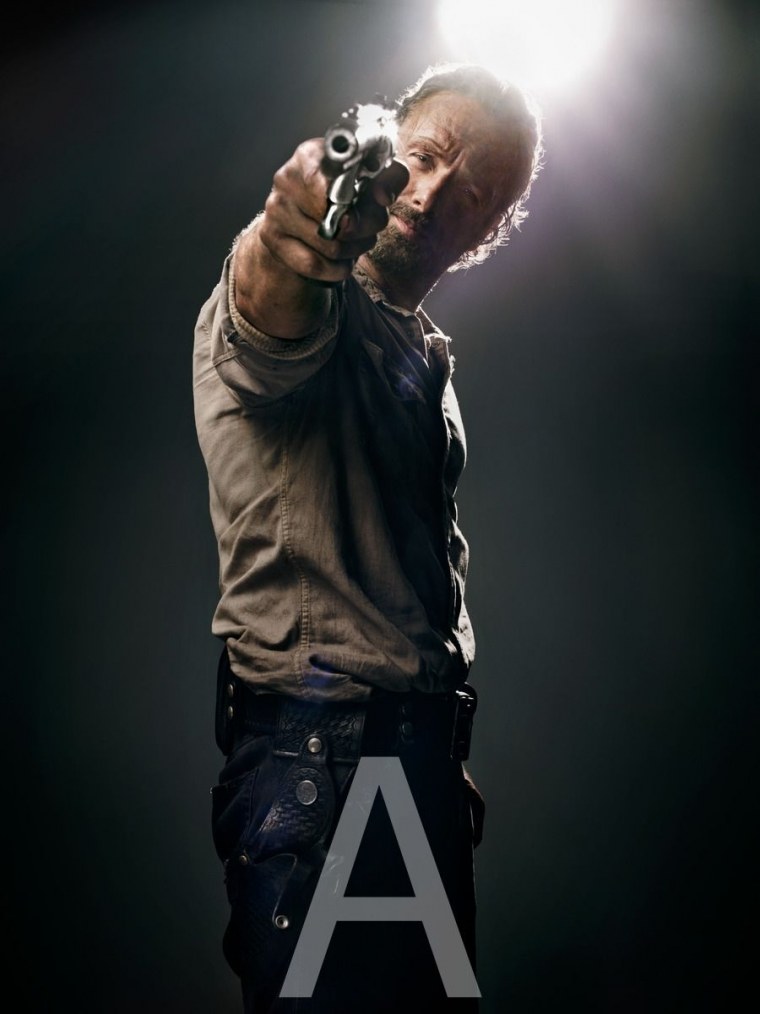 Рик Граймс Ходячие револьвер