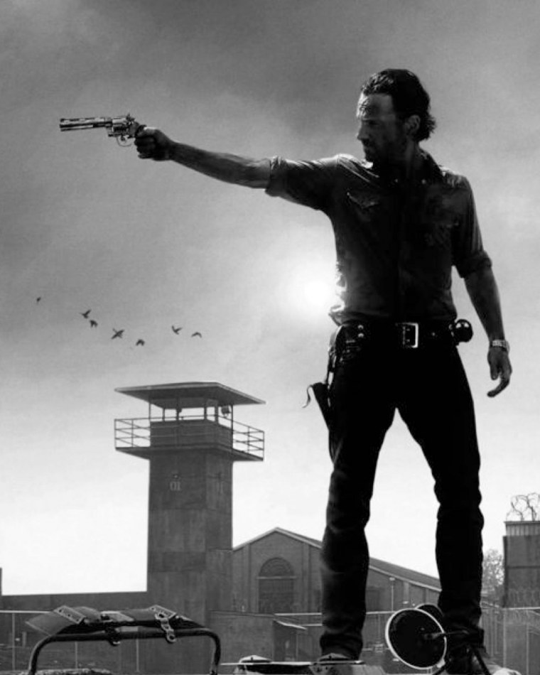 Ходячие мертвецы Рик Граймс Постер