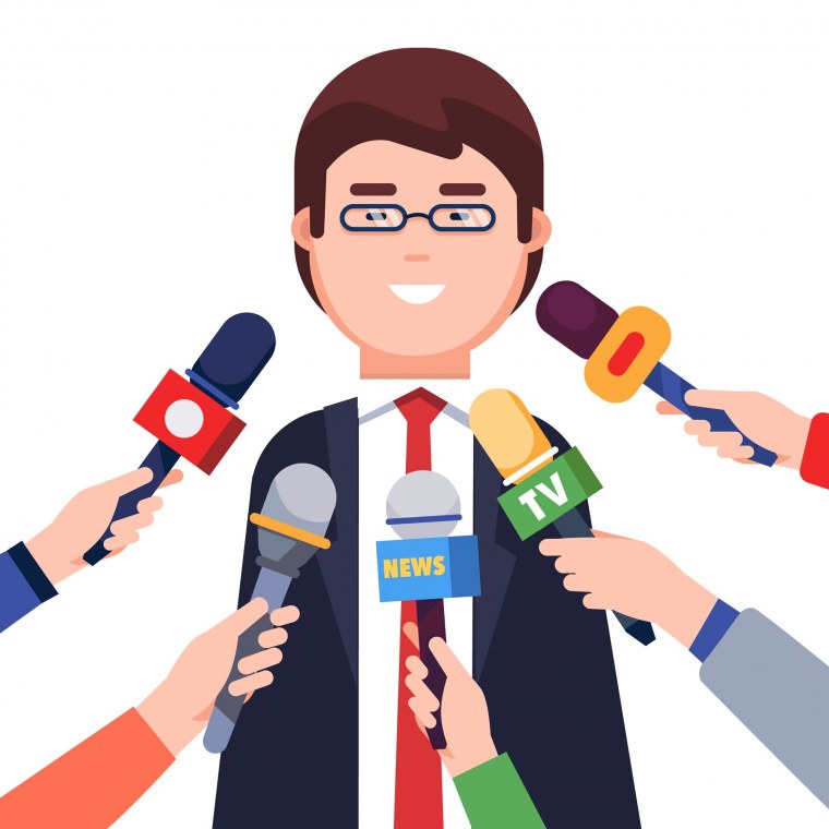 Журналист мультяшный