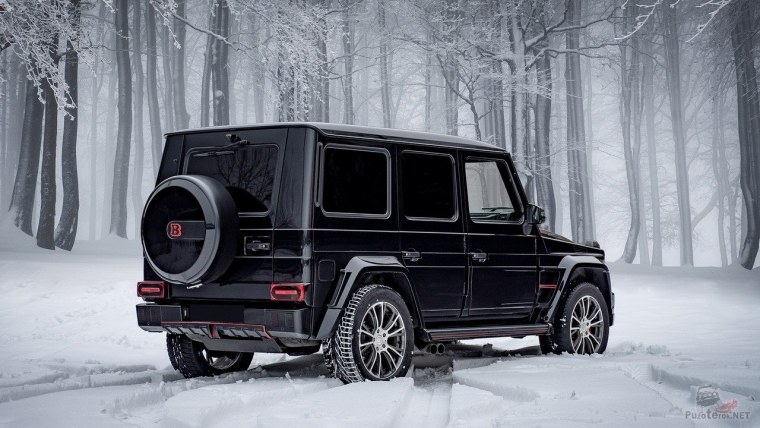 Mercedes g63 AMG зимой