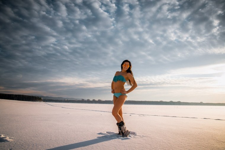 Зимний портрет девушки