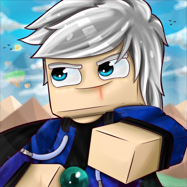 Ава майнкрафт белые волосы