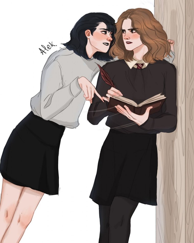 Пэнси Паркинсон и Гермиона