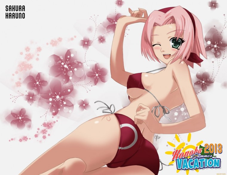 Sakura Haruno в бикини