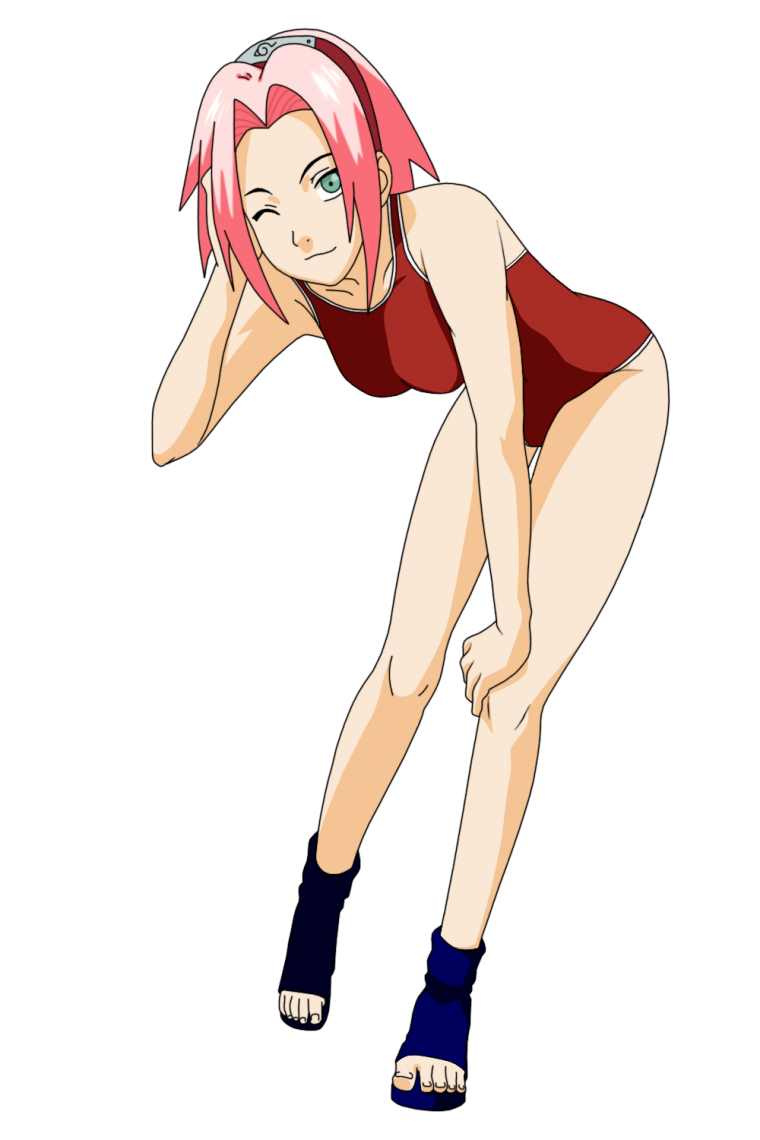 Sakura Haruno в купальнике и Хината