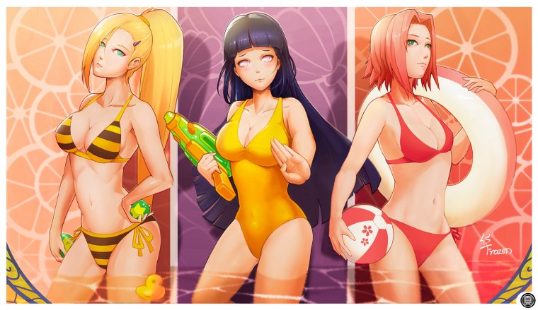 Сакурааруно в купальнике