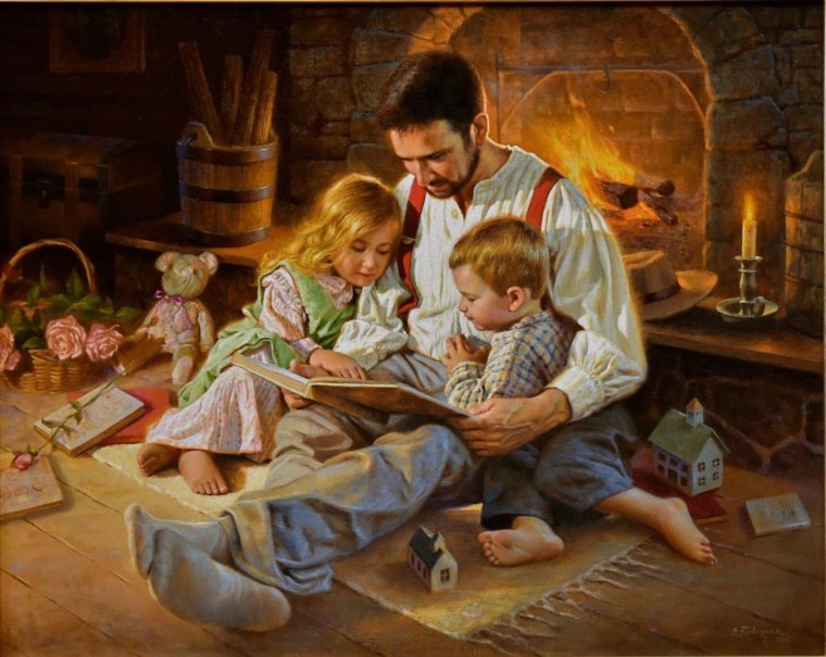 Картина семья для детей