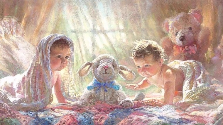 Картина счастливая семья